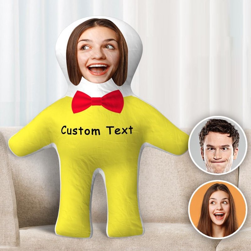 Oreiller amusant visage – Cadeau pour chum — Oreillers