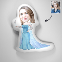 Frozen Princess Dress Decorative Throw Pillow
