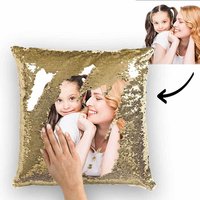 Custom Sequin Pillow – Mother's Day Gift