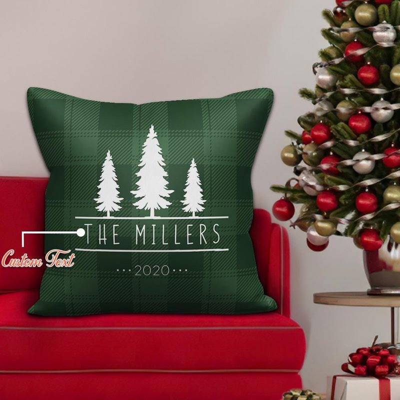 Christmas Tree Custom Pillow — Pillows