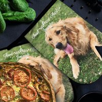 Custom Photo Oven Mitts & Pot Holders Set