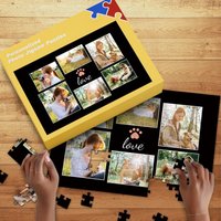 Custom Jigsaw Puzzle Dog Memorial Gift (35-1000 pcs)