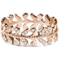 Garland Rose Gold Entwined Love Fashion Ring for Women