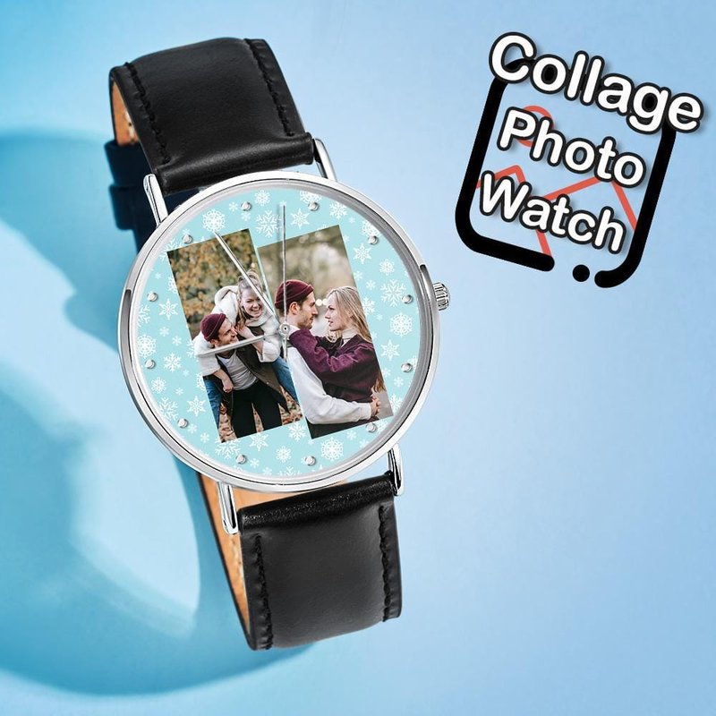 Montre Personnalisée Gravée Cadeau Photo — Montres pour hommes