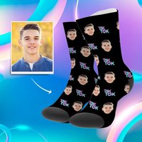 Custom Face TikTok Socks – Christmas Gifts