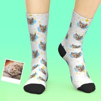 Cat Socks Personalized Christmas Gift