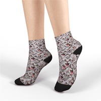 Chaussettes Visage Personnalisées Noël — Accessoires de mode
