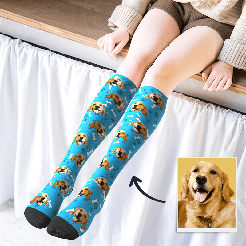 Dog Lover Knee High Socks — Novelty Socks