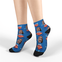 Chaussettes personnalisées Dog Mom Cadeau Noël Amoureux animaux — Jouets pour chiens