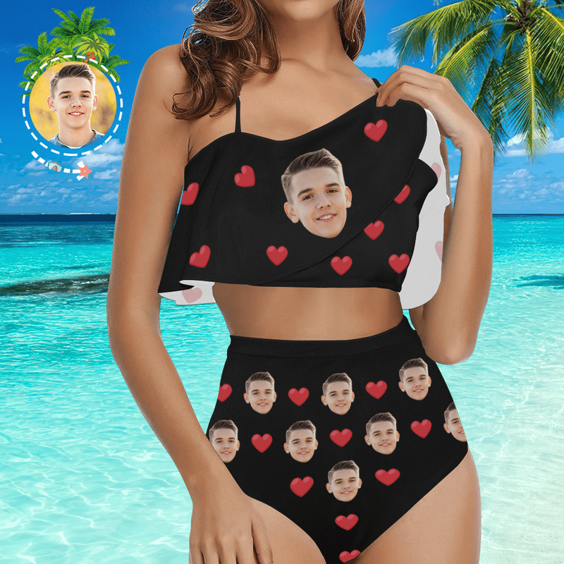 Maillot de bain personnalisé pour femme avec cœur — Accessoires de mode