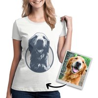 Custom Photo Pet Lover Memorial T-Shirt