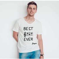 T-Shirt Personnalisé Papa - Cadeau Mélomane — T-shirts pour hommes