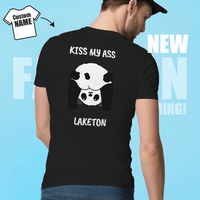Custom Name Panda Cartoon Print T-Shirt — Mens T Shirts
