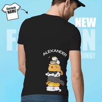 Custom Printed Cartoon Cat Shirt Gift