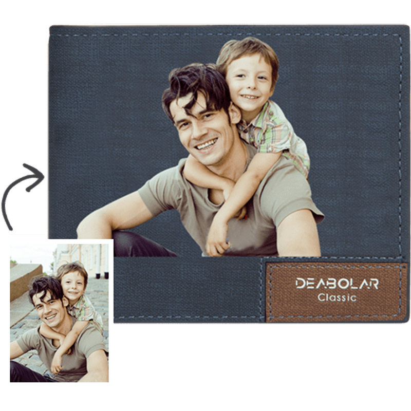 Portefeuille Bifold Photo pour Hommes — Portefeuille Homme