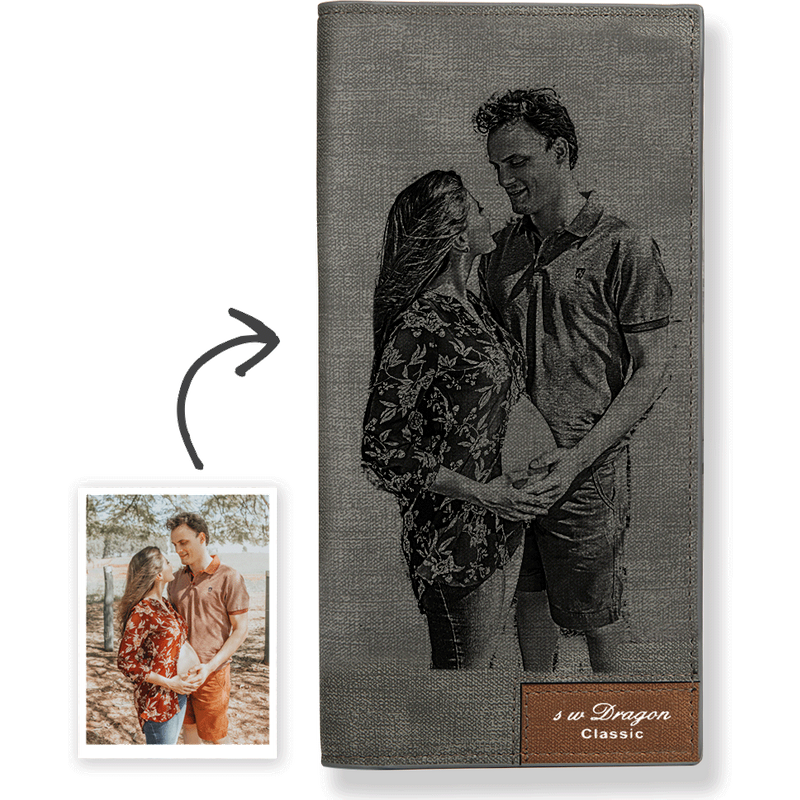 Portefeuille photo pour nouveaux parents — Portefeuille Homme