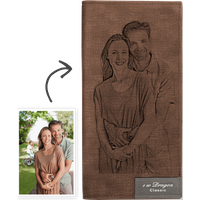 Portefeuille pour femme avec photo – Cadeau d'anniversaire pour maman — Portefeuille Femme