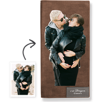 Portefeuille en cuir personnalisé