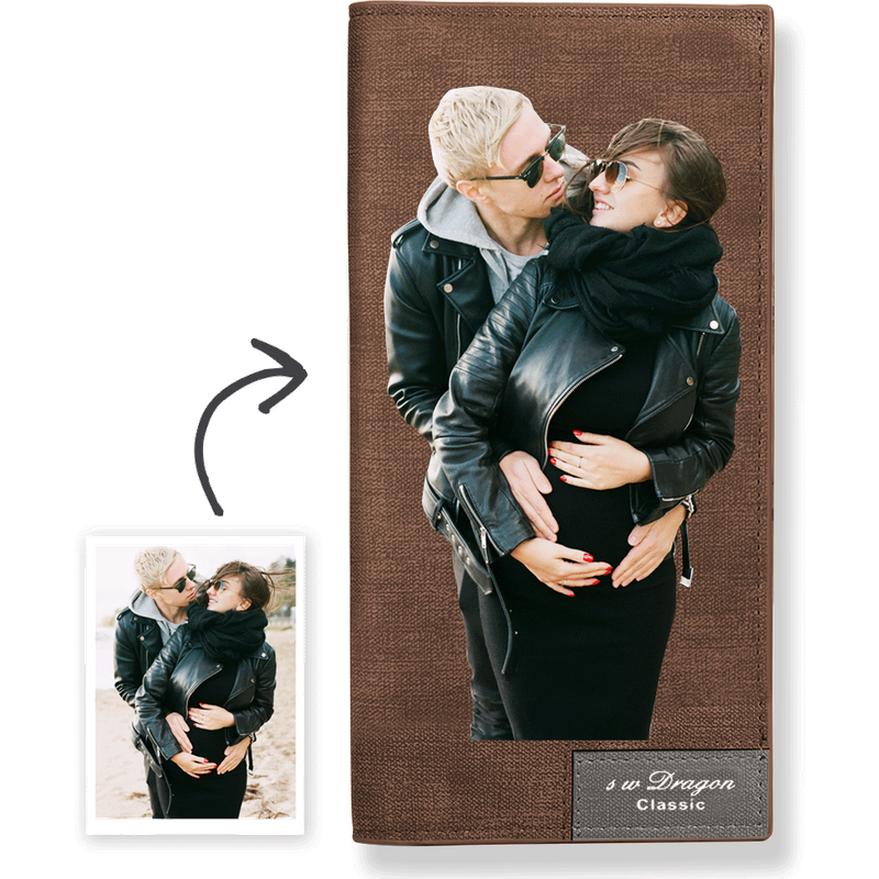 Portefeuille en cuir personnalisé — Portefeuille Homme