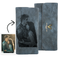 Portefeuille photo pour homme – Bleu
