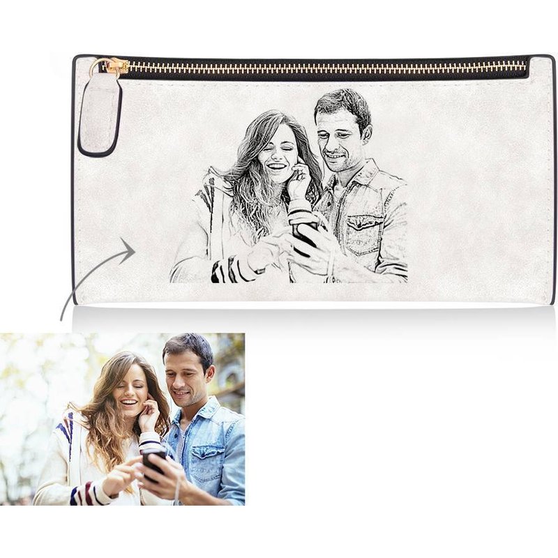 Grey Wallet for Her with Lanyard — Wallet Women