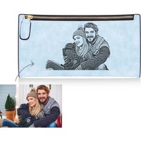Light Blue Personalized Wallet Gift