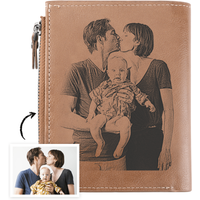 Portefeuille Bifold en Cuir Personnalisé