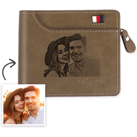 Portefeuille Photo Cadeau pour Homme – Impression Recto-Verso — Portefeuille Homme