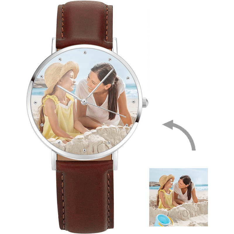 Montre illustrée avec cordon d'attache — Montres pour hommes