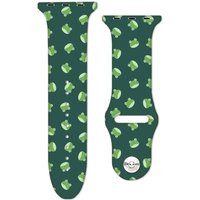 Green Frog Pattern Apple Watch Band Silicone