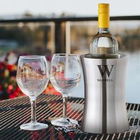 Wine Chiller Stainless Steel Engraved