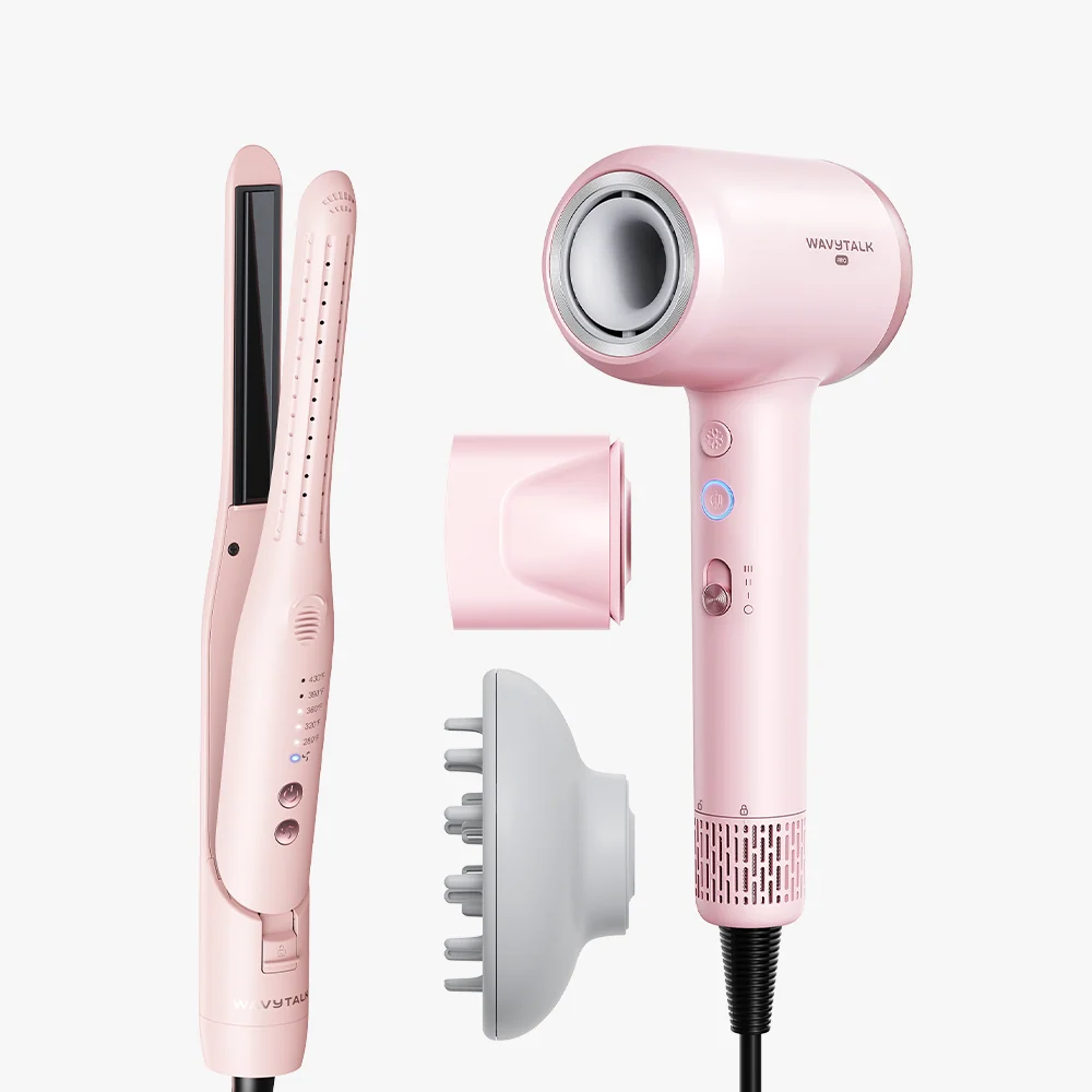 Dry & Curl Duo - Pink / Pink — Hair Styling Tools