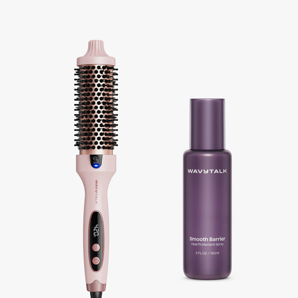 Outil de coiffure Wavytalk Smooth & Boost Duo - Rose, Prise US — Outils de coiffure