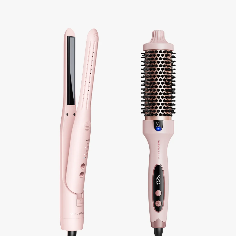 Defined Volume Duo - Pink / Pink — Hair Styling Tools