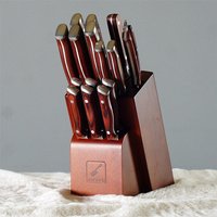Ensemble de couteaux japonais de 16 pièces avec différents types de lames