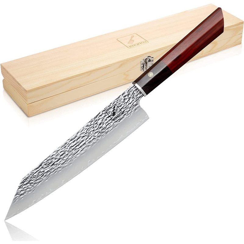 Kiritsuke Knife 8" | AUS10 Hammered Japanese Knife| imarku — Knife Set