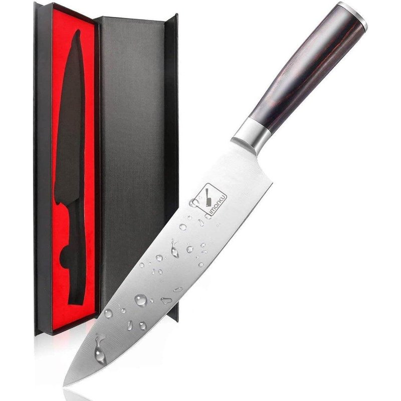 Chef's Knife 8" with Brown Handle | imarku-UK — Knife Set