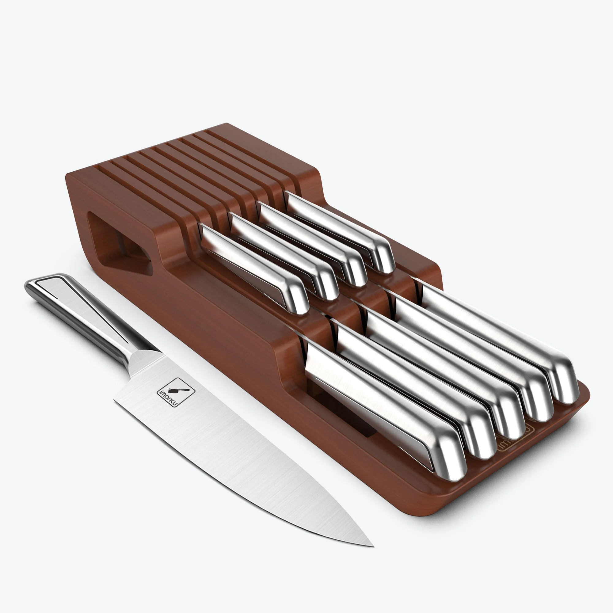 10-Piece Kitchen Knife Block Set — Knife Set