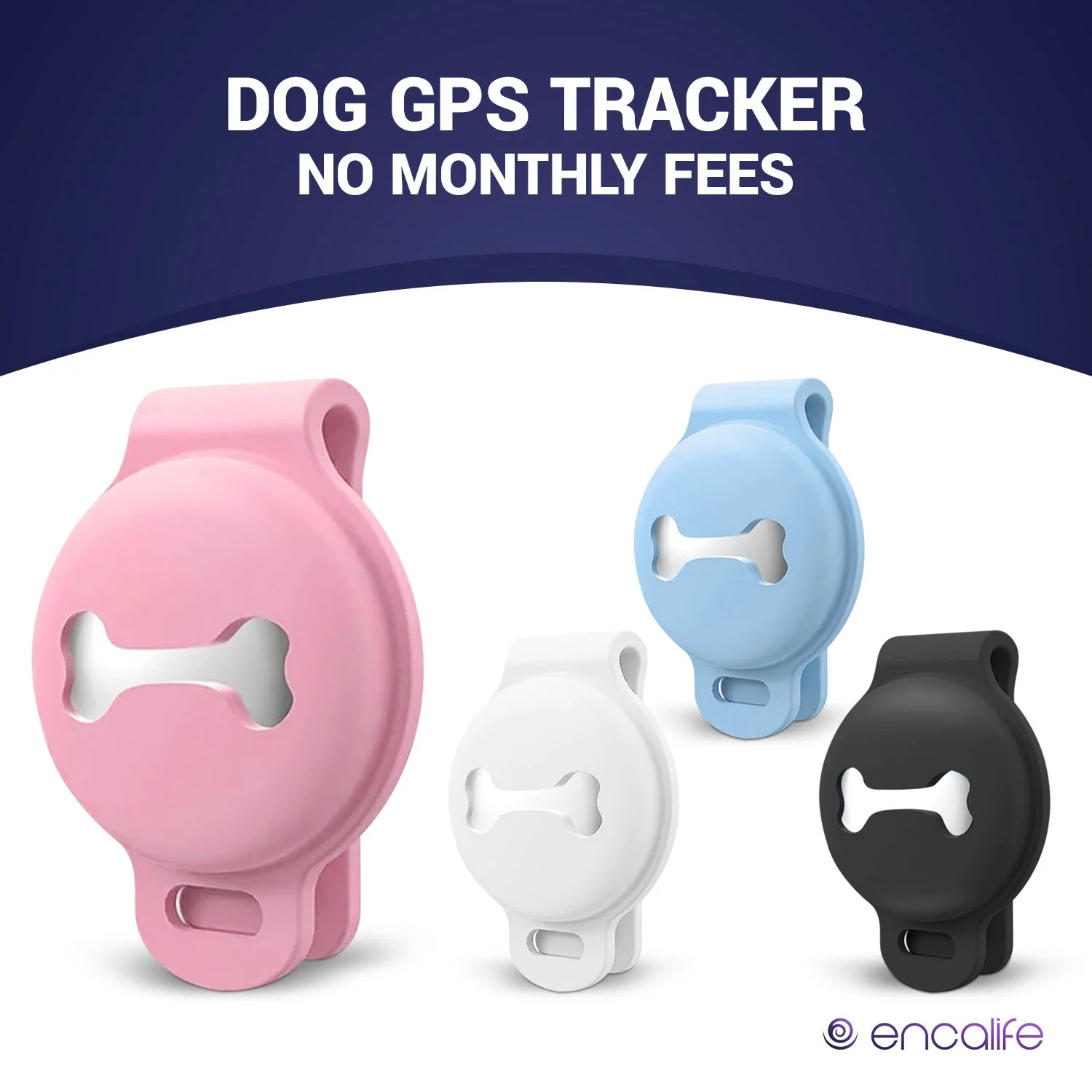 Collier GPS pour chien avec Bluetooth - Pas de frais mensuels — Collier pour chien