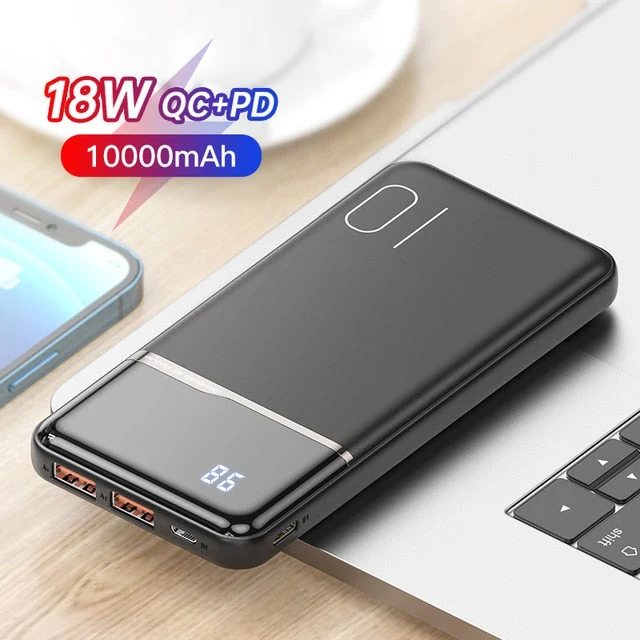 Chargeur Portable Encalife 18W 10 000mAh — Banque d'alimentation de chargeur portable
