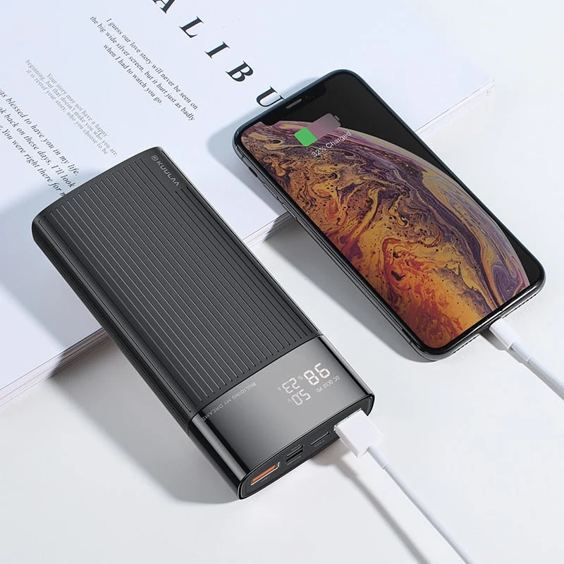 Chargeur Portable Encalife Power Bank 18W 20000mAh — Banque d'alimentation de chargeur portable