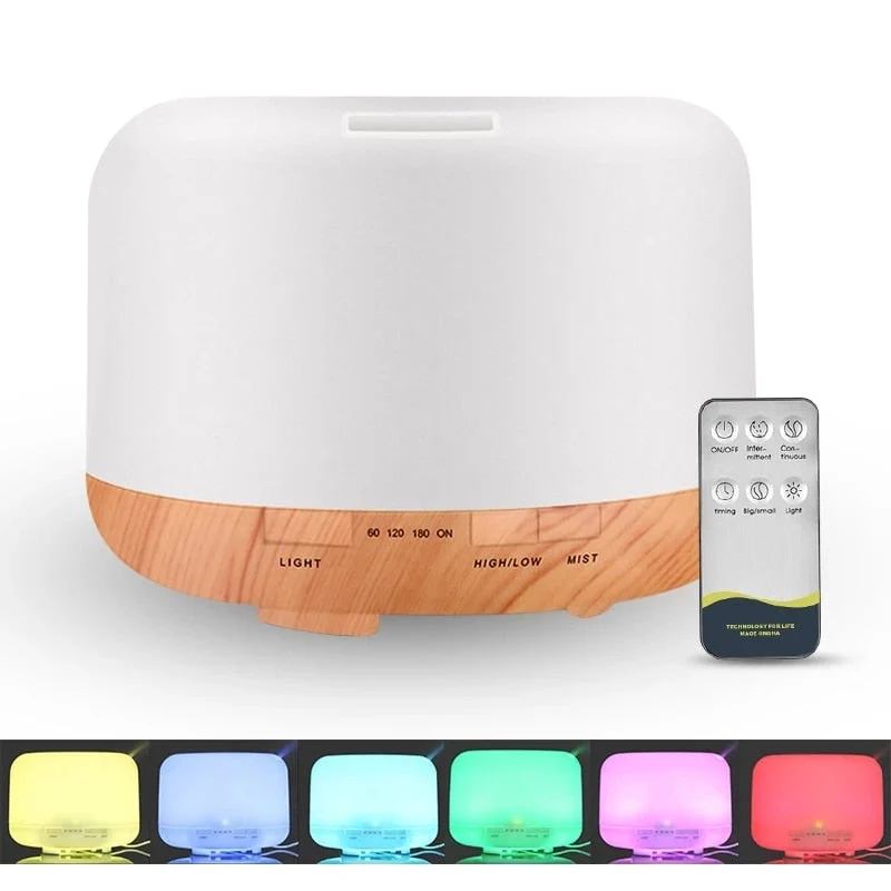 Humidificateur Encalife 1L et diffuseur d'arôme LED — Humidificateurs