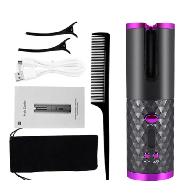 Fer à friser sans fil - Fer à friser rechargeable USB — Fers à friser