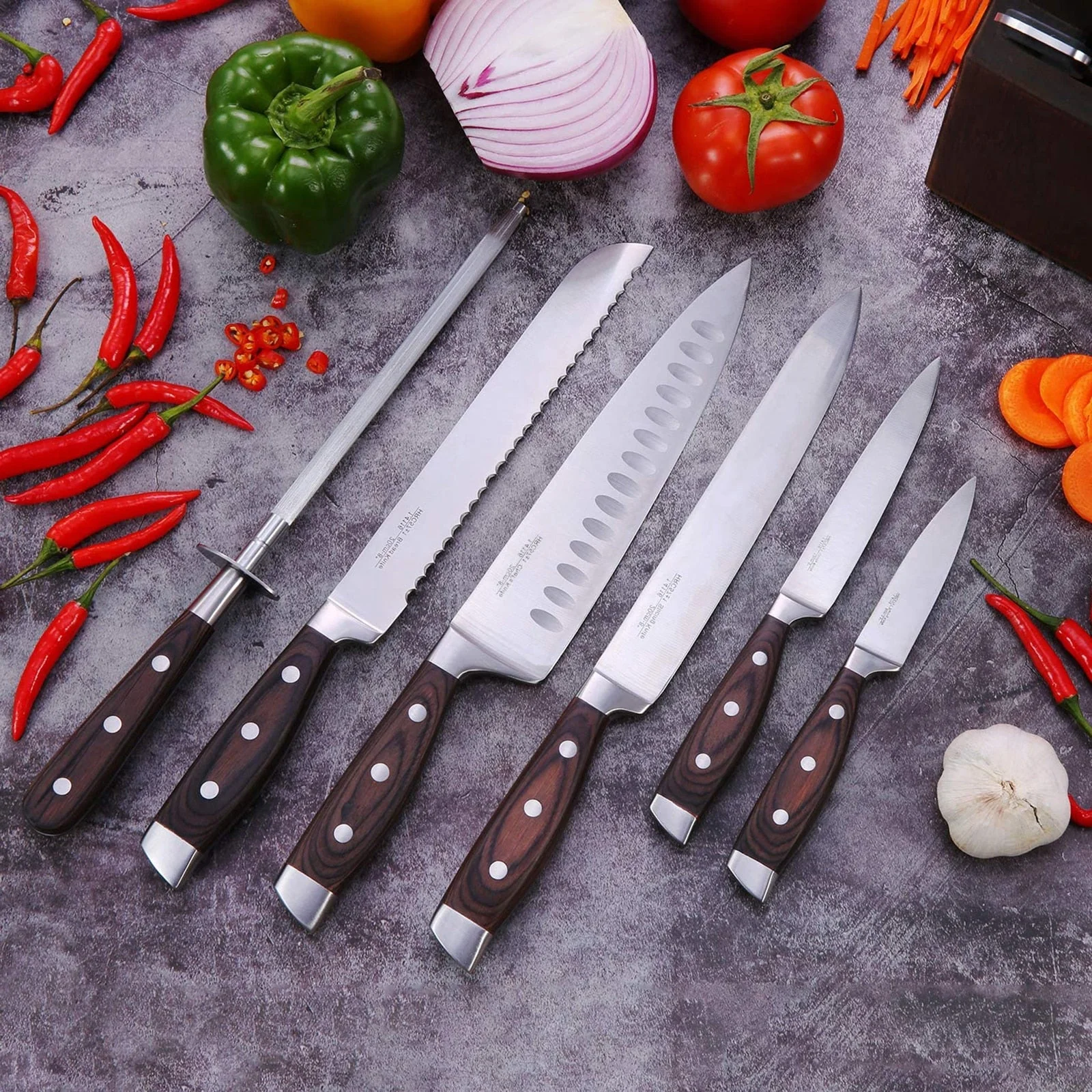 8-Piece Knife Set | With Stainless Steel Blades — Knife Set