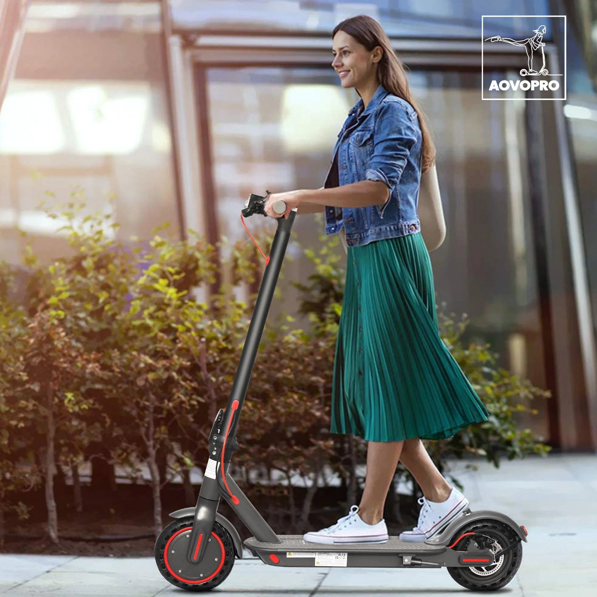 350W Electric Scooter with Anti-Skid Technology — Fitness Equipment