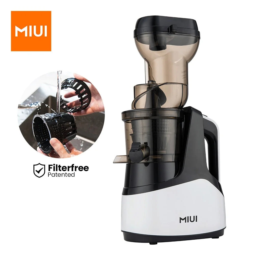 Electric Juicer | Screw Cold Press Extractor - Silver / 110V (US | Canada | Mexico | Japan) — Blender