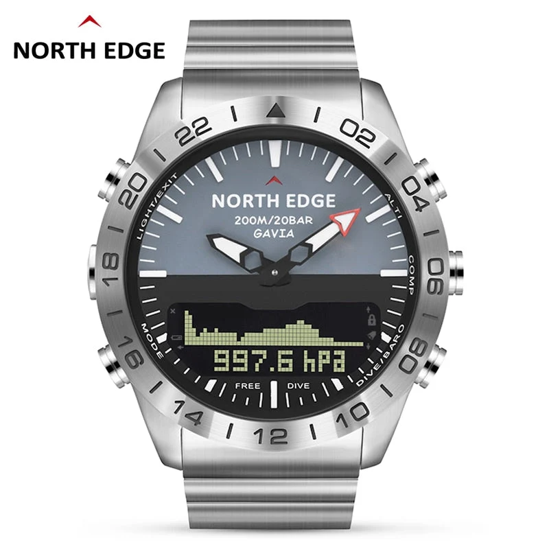 Montre de Plongée Encalife avec Design en Acier Inoxydable — Montres pour hommes