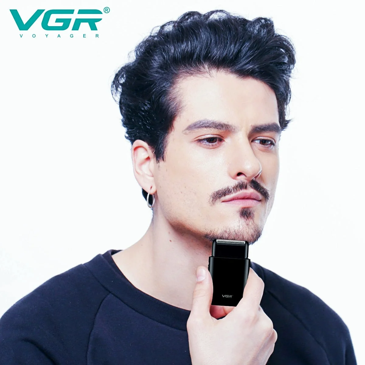 Electric Razor For Men | Dual Blade Design - Black — Electric Razor Men