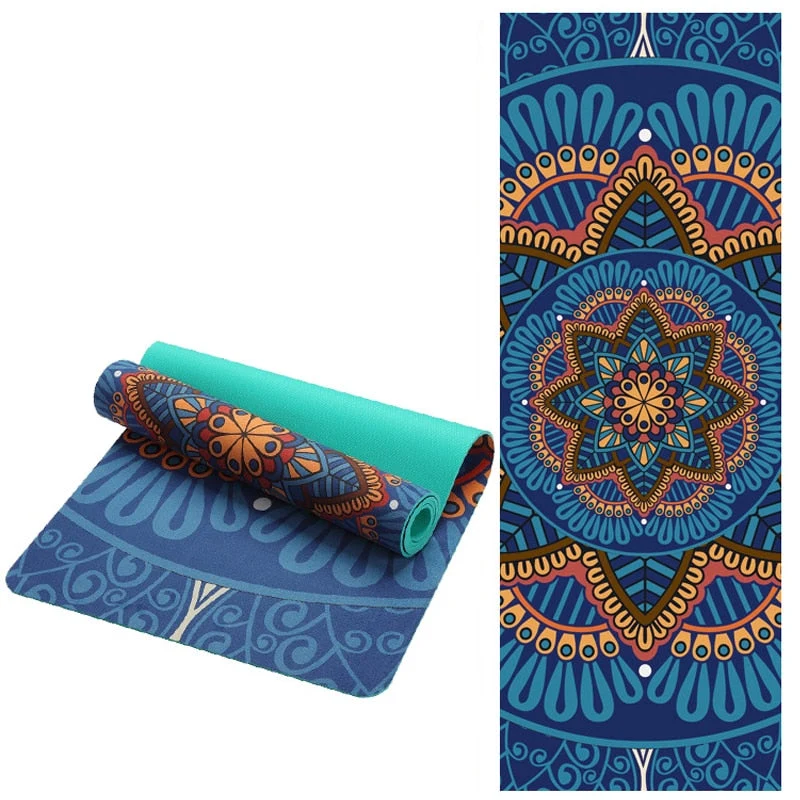 Yoga Mat | 5 mm | Eco-Friendly And Durable Material - Blue