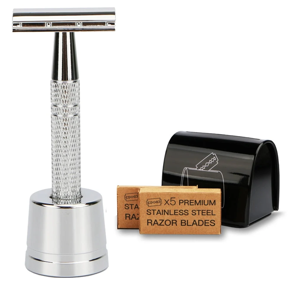 Luxury Razor For Men | Durable Design - Black Razor Set